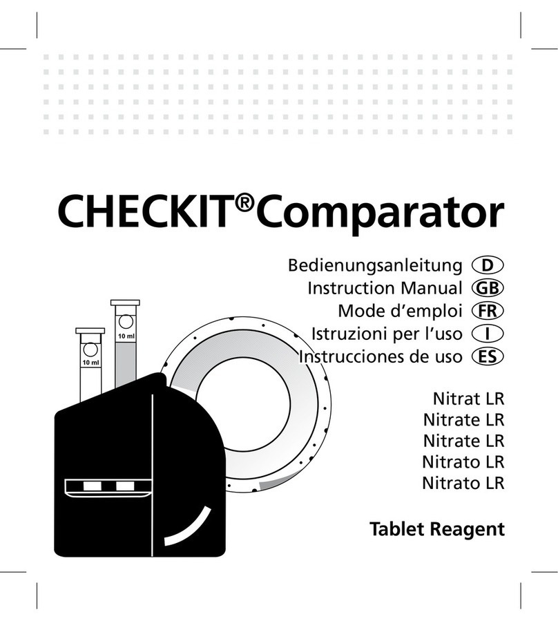 Aqualytic CHECKIT Comparator instruction manual