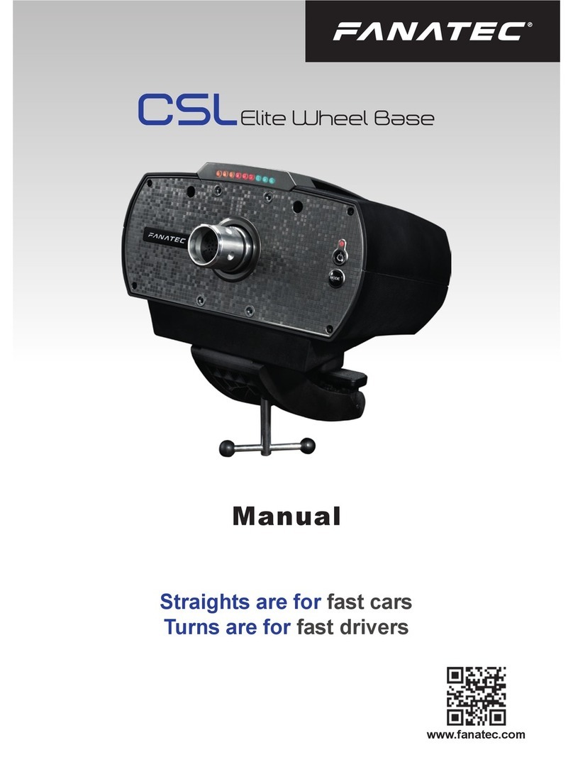 FANATEC CSL Elite Wheel Base User manual FANATEC CSL Elite Wheel Base User manual