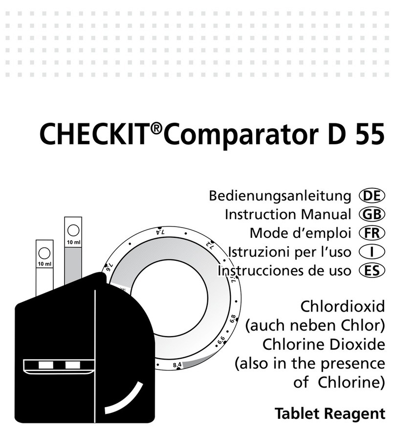 Aqualytic CHECKIT Comparator D55 instruction manual