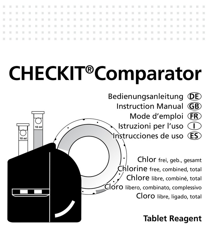 Aqualytic CHECKIT Comparator User manual