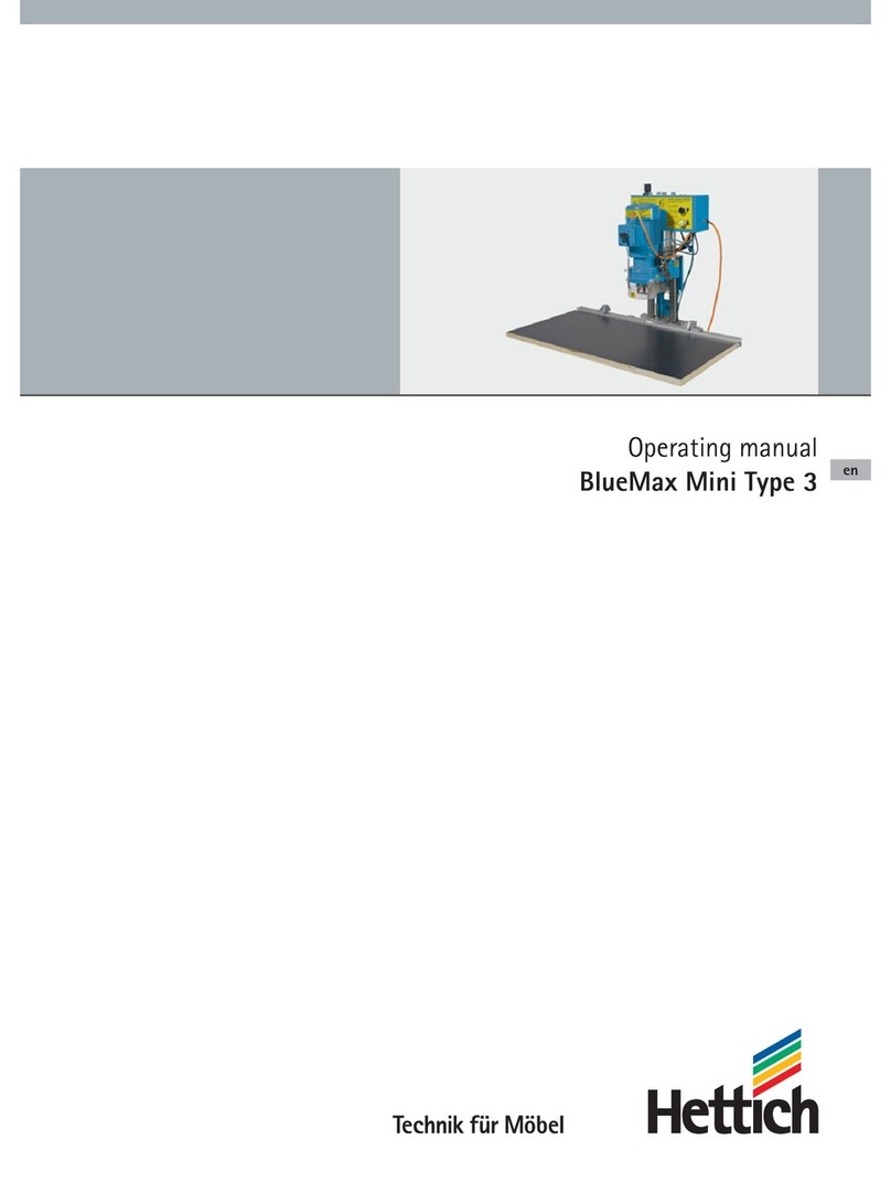 Hettich BlueMax Mini Type 3 operating manual