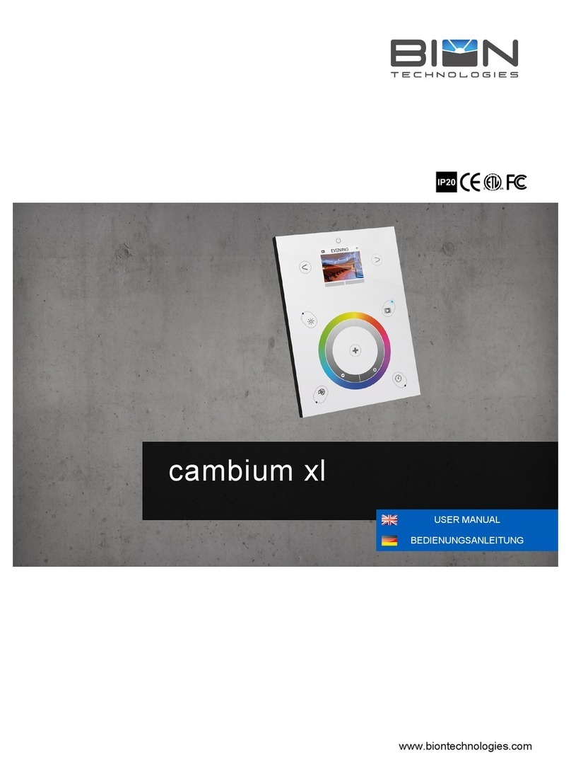 BION TECHNOLOGIES cambium xl user manual BION TECHNOLOGIES cambium xl user manual