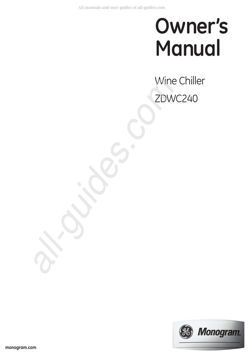 Monogram ZDWC240 owner's manual