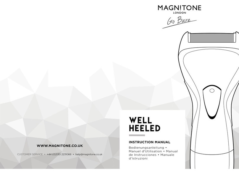 Magnitone Go Bare Well Heeled instruction manual