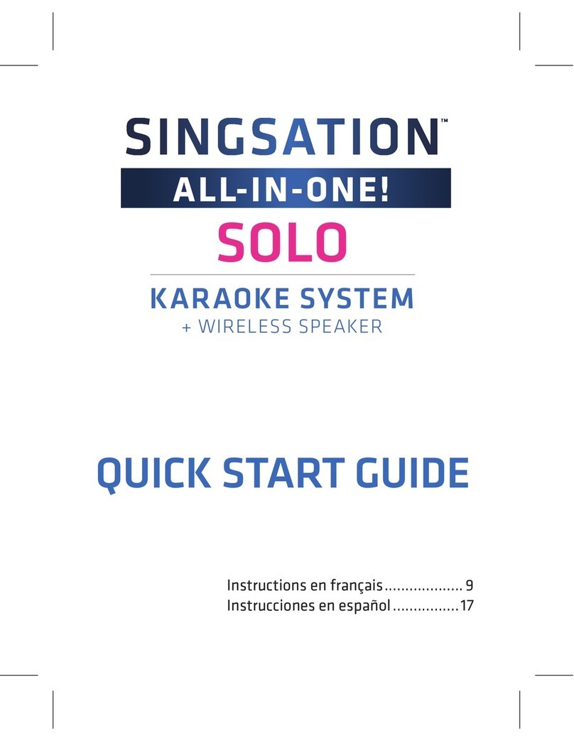 Singsation SPKA05 quick start guide