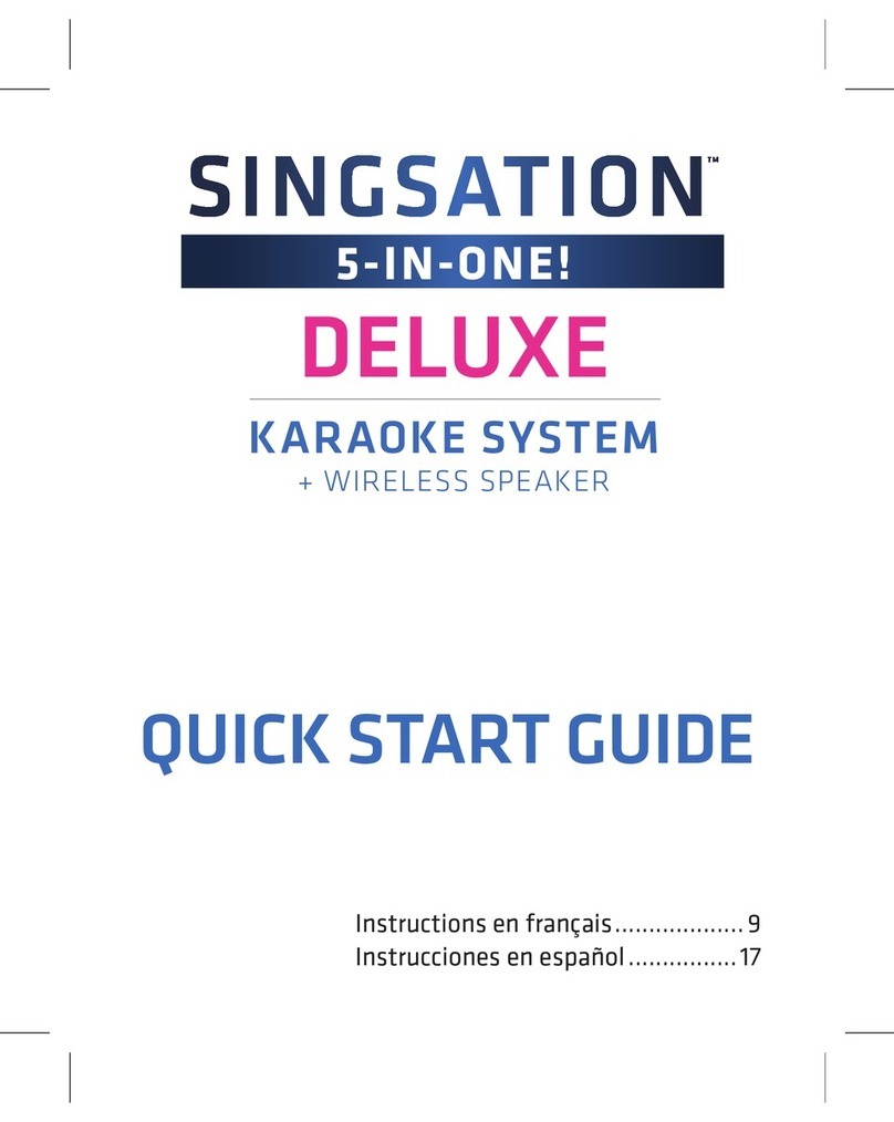 Singsation SPKA15 User manual