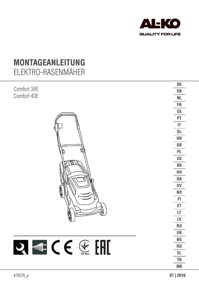 AL-KO COMFORT 34E Translation of the original operating instructions