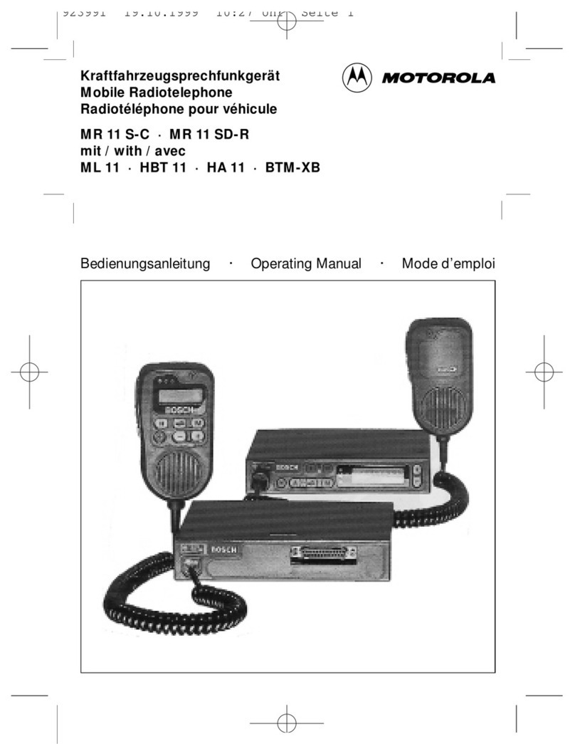 Bosch MR 11 S-C User manual