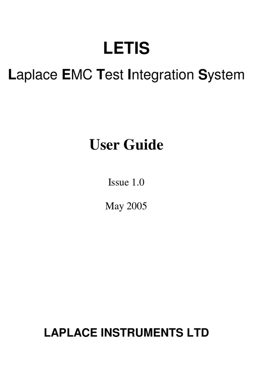 LAPLACE INSTRUMENTS LETIS user guide
