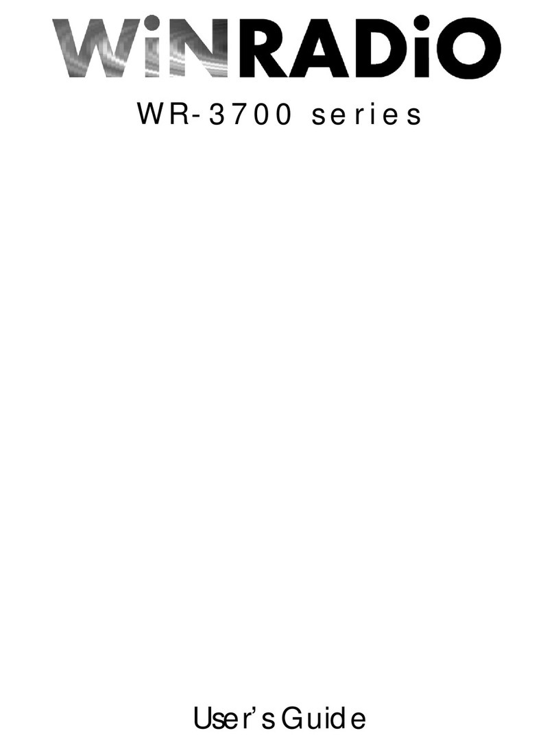 Winradio WR-3700 series user guide