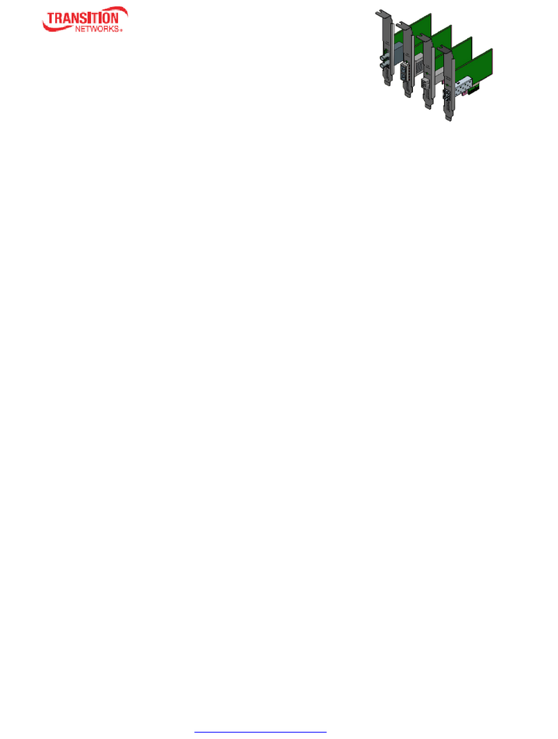 Transition Networks N-GXE Series User manual
