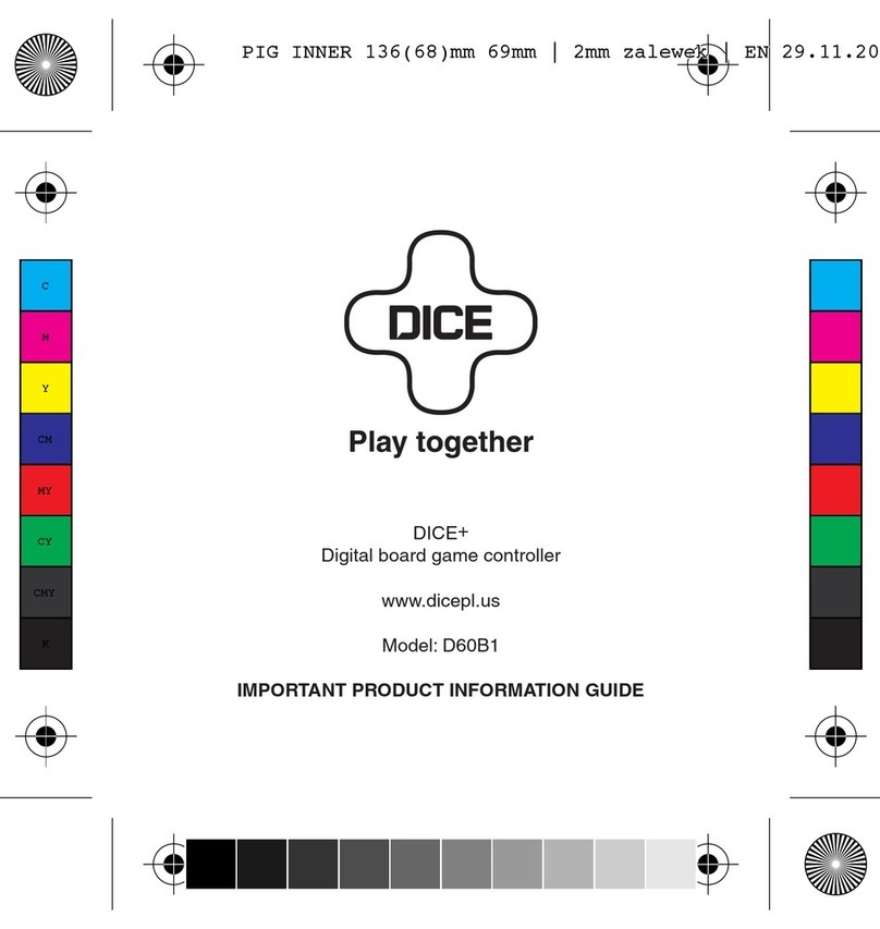 DICE D60B1 Important product information guide