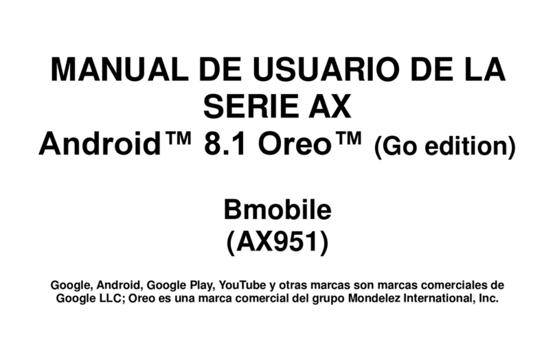Bmobile AX series User manual Bmobile AX series User manual