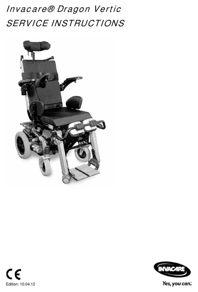 Invacare Dragon Vertic Service manual