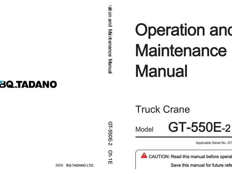 Tadano GT-550E-2 Operation and maintenance manual