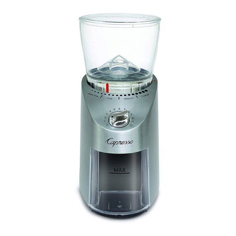 Capresso Infinity plus 575 User manual