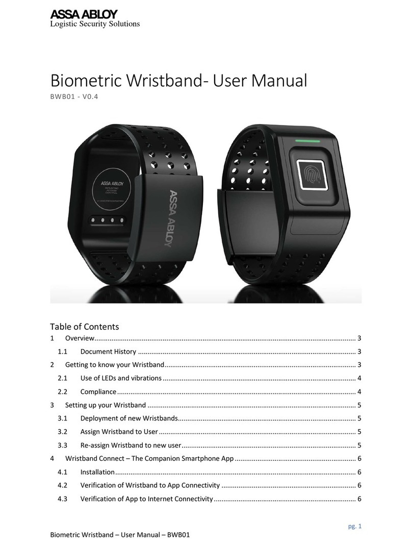 Assa Abloy BWB01 user manual