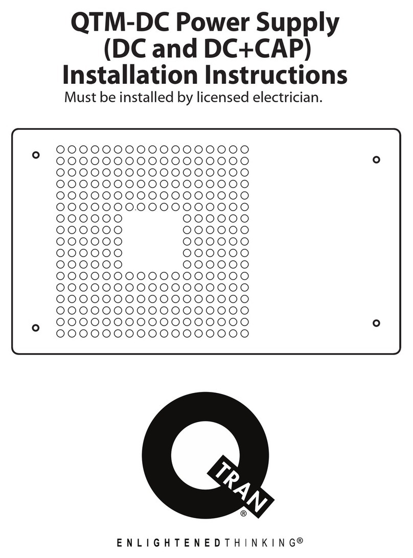qtran QTM60 installation instructions