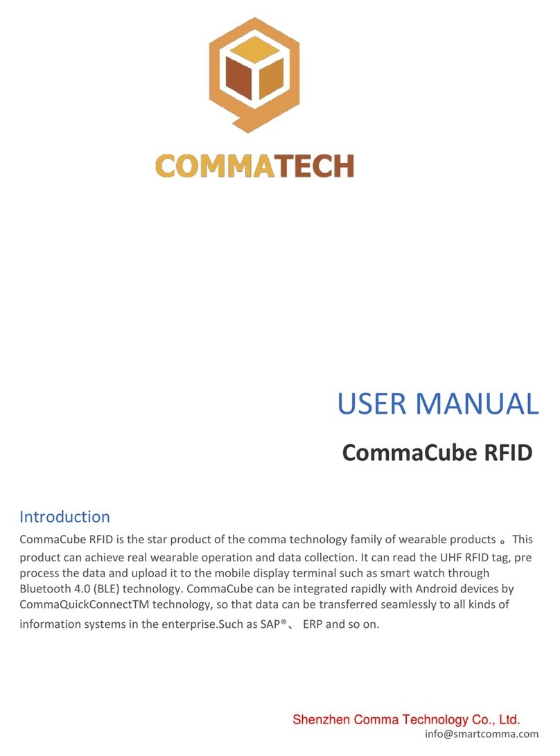 COMMATECH CommaCube RFID User manual