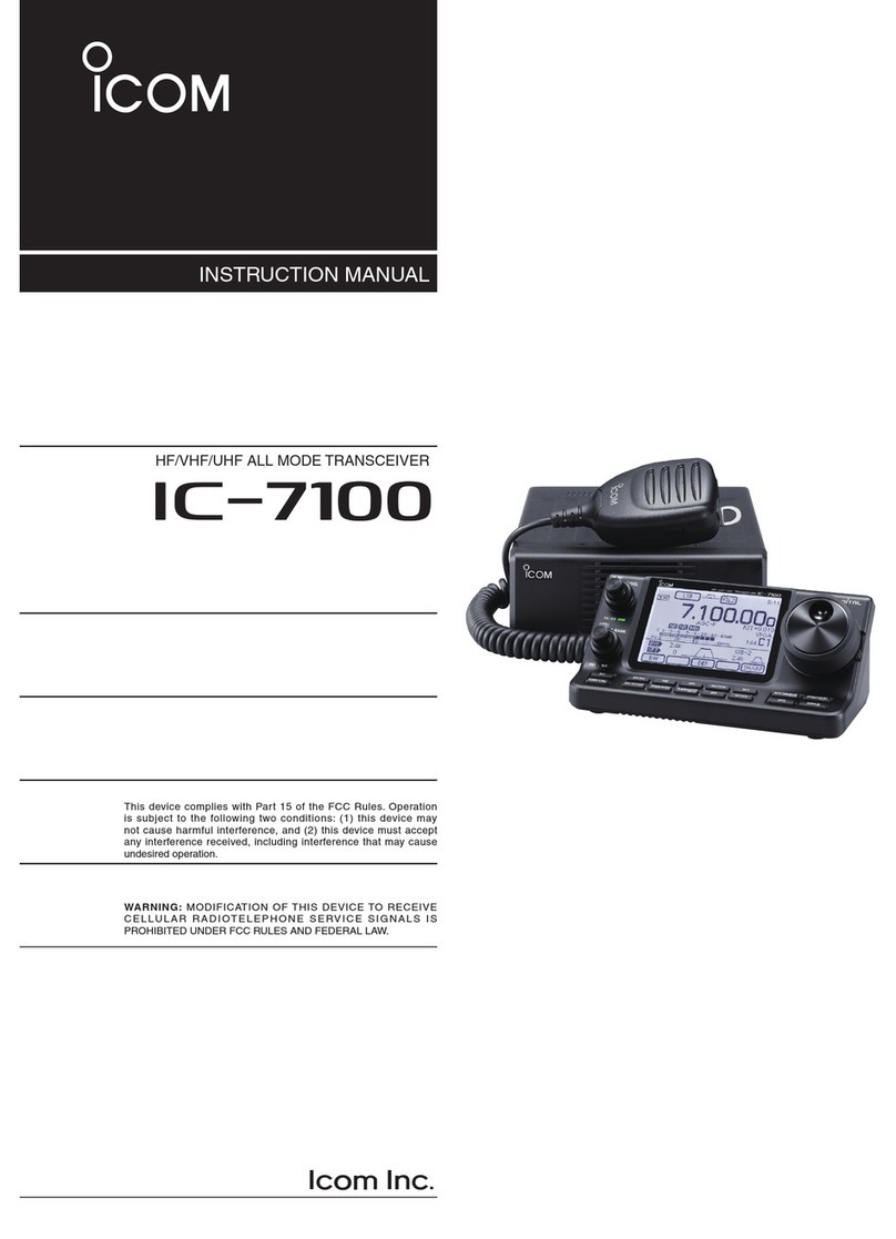 Icom IC-7100 User manual