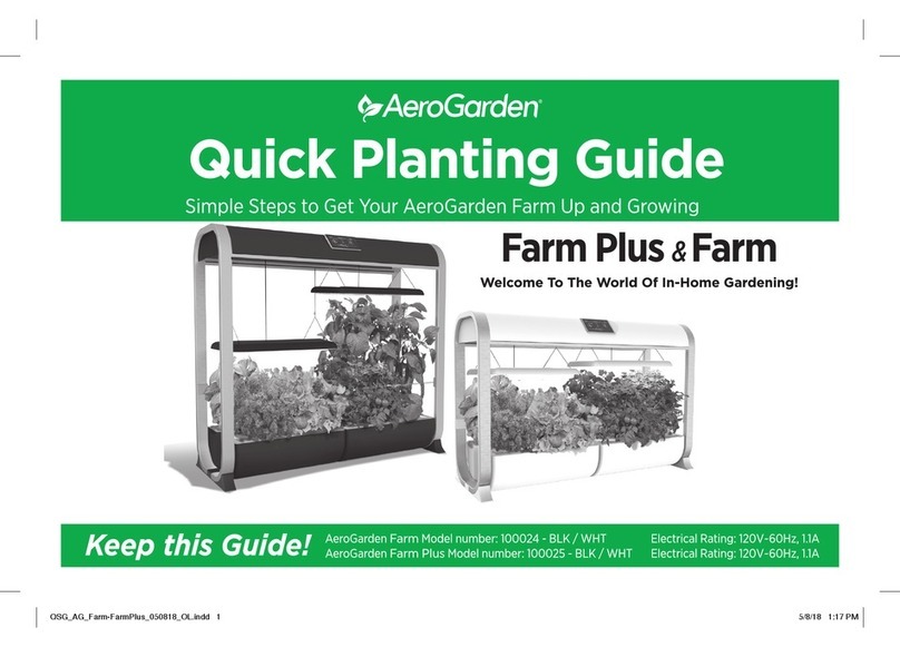 AeroGarden Farm Quick planting guide