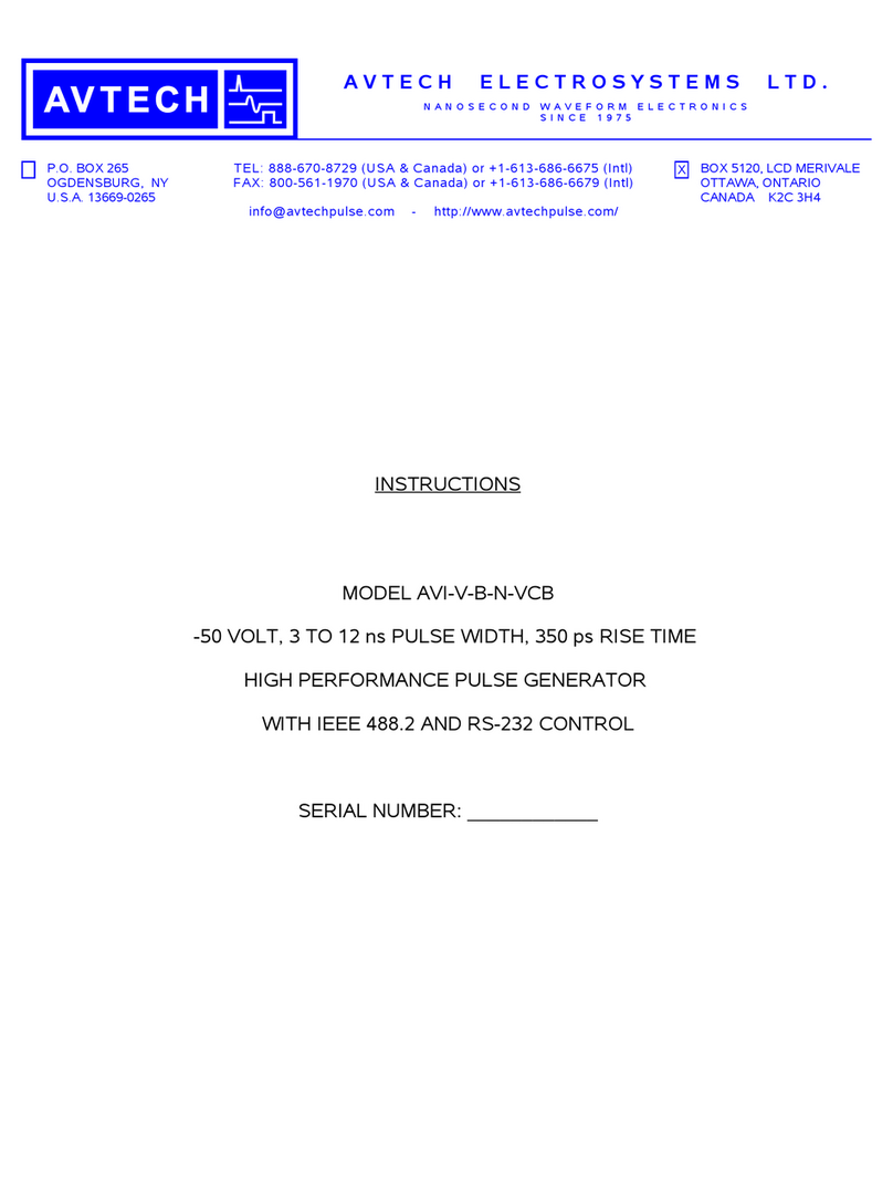 Avtech AVI-V-B-N-VCB User manual