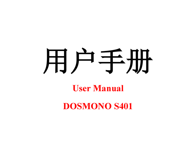 DOSMONO S401 User manual