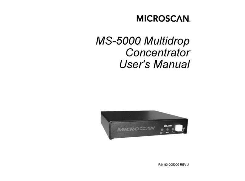 Microscan MS-5000 user manual