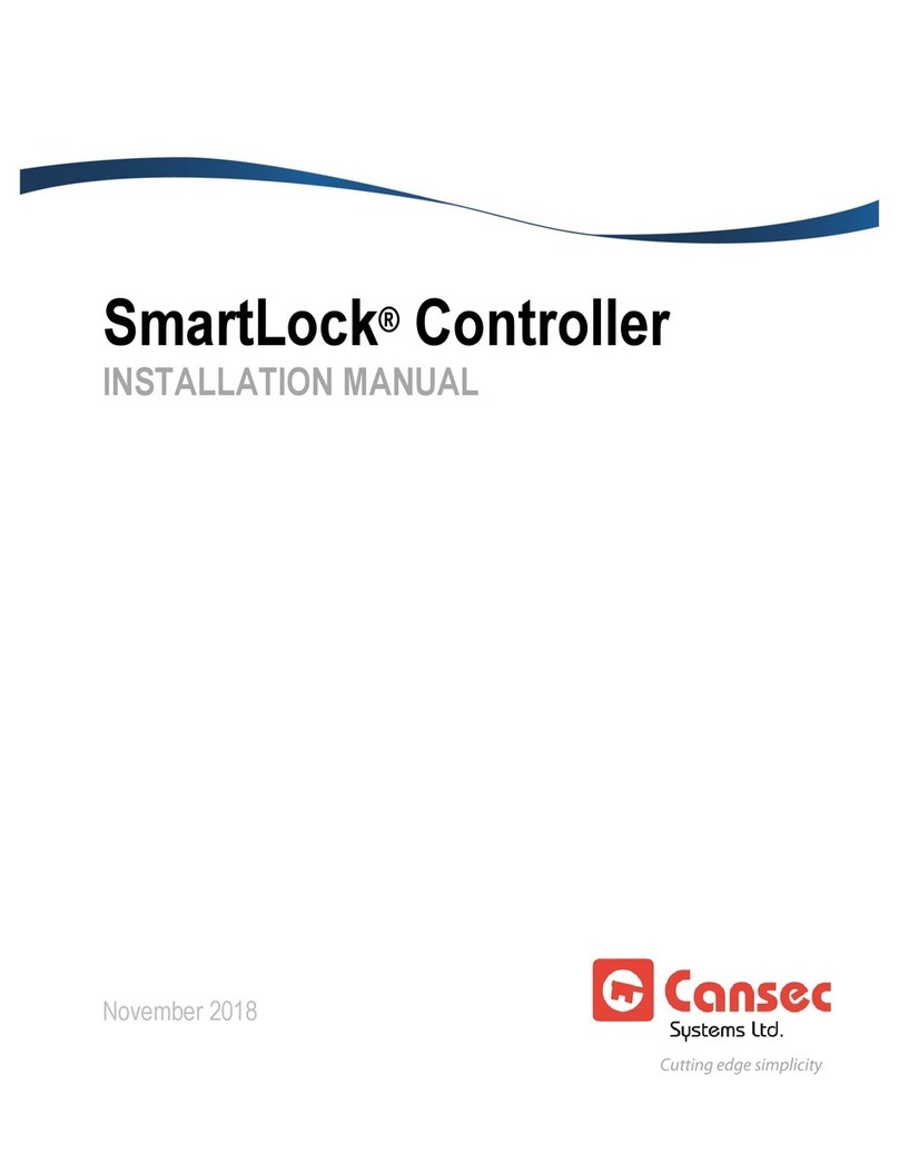 Cansec SMARTLOCK Series User manual