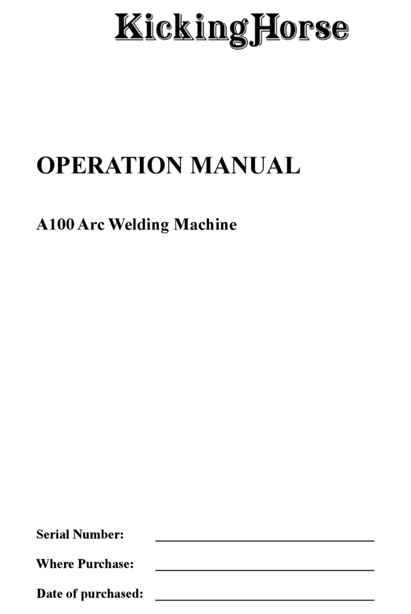 KICKING HORSE A100 Operation manual