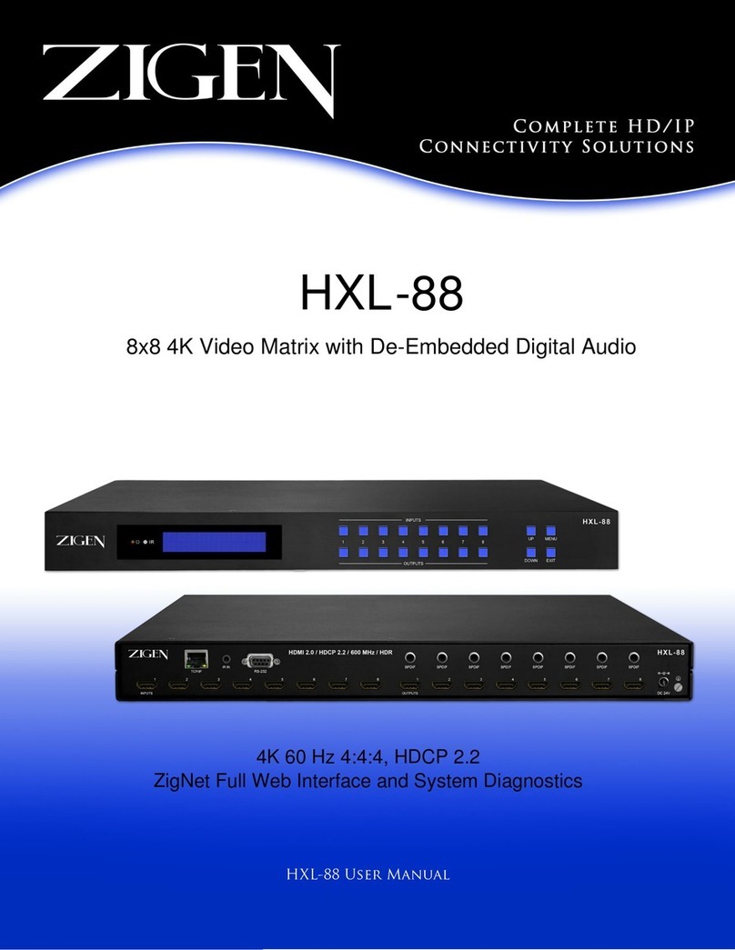 Zigen hxl-88 user manual