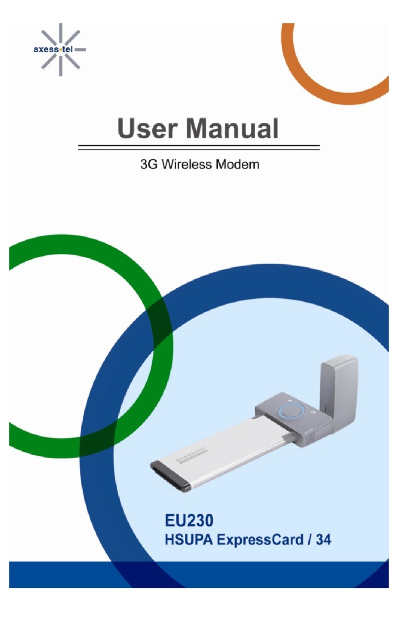 Axesstel EU230 User manual