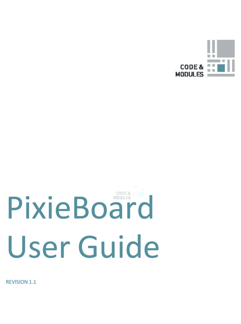 Code & Modules PixieBoard user guide