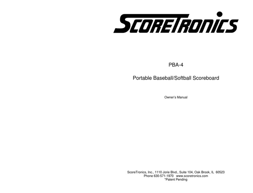 ScoreTronics PBA-4 owner's manual