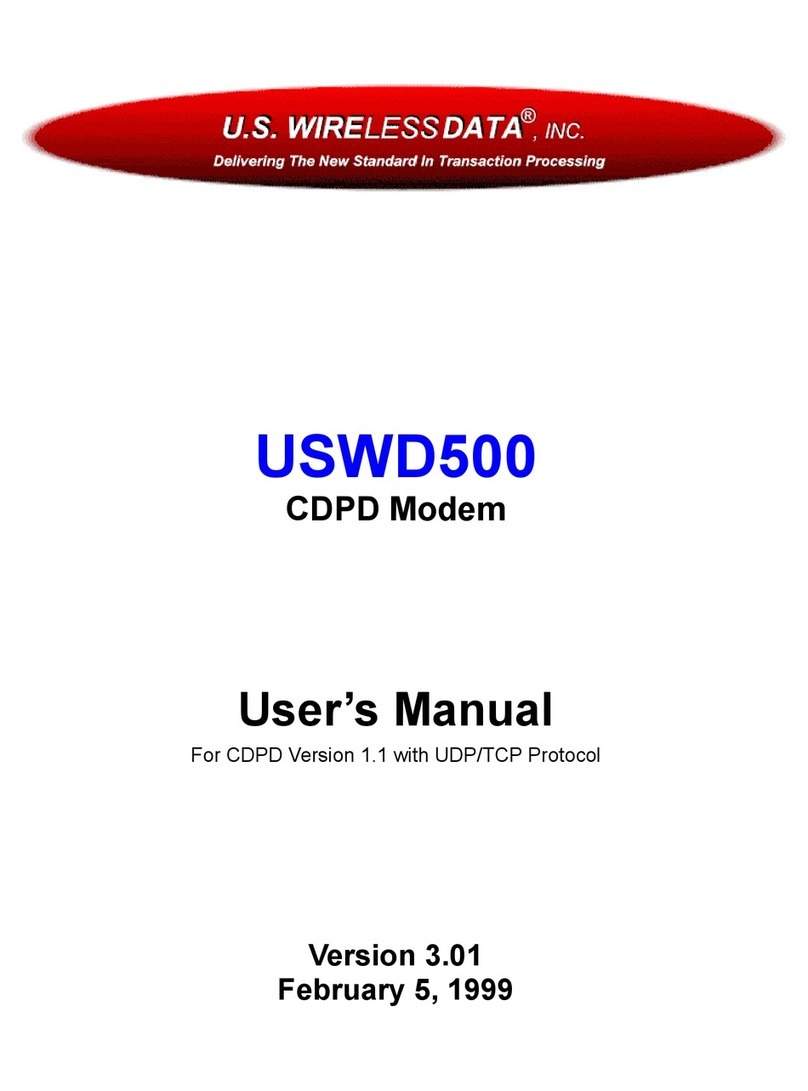 U.S. Wireless Data USWD500 user manual