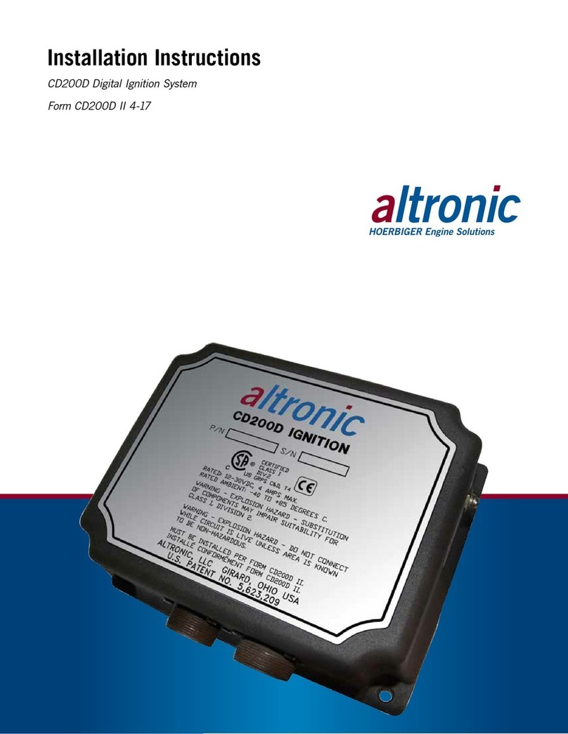 Altronic CD200D installation instructions Altronic CD200D installation instructions