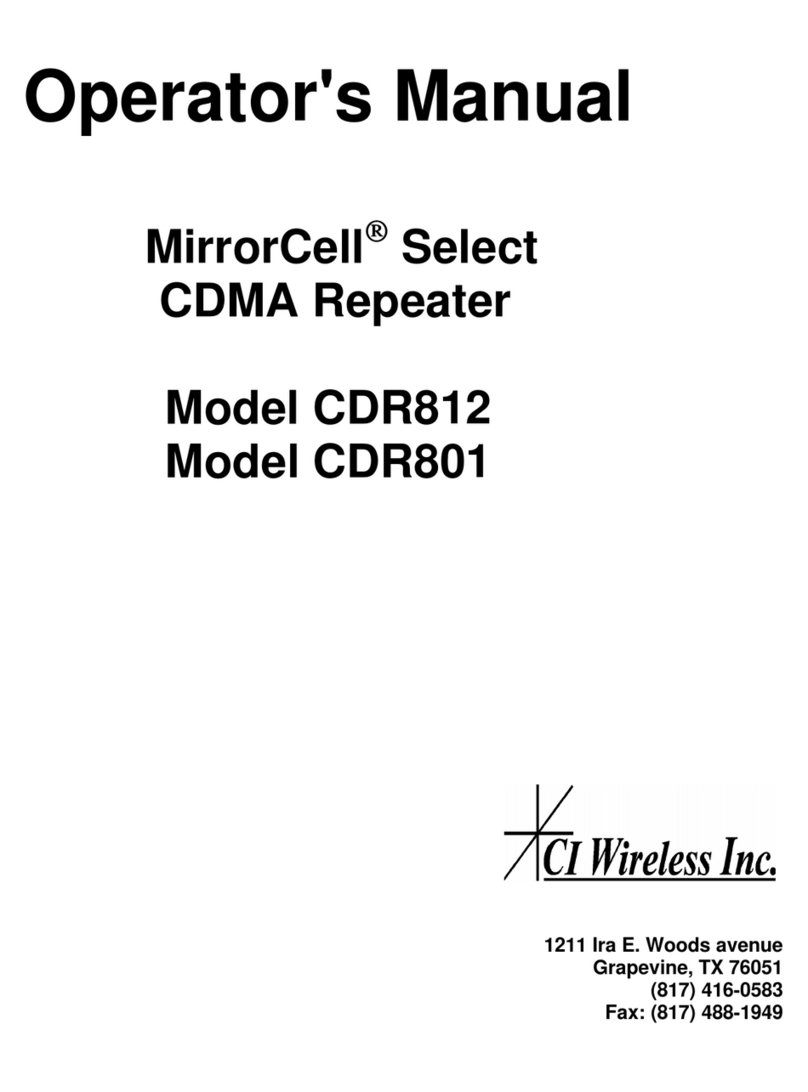 CI Wireless MirrorCell Select User manual