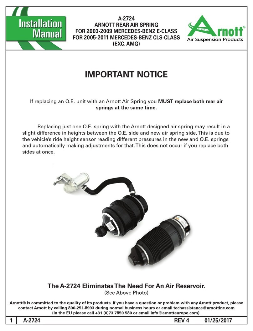 Arnott 2724-A installation manual