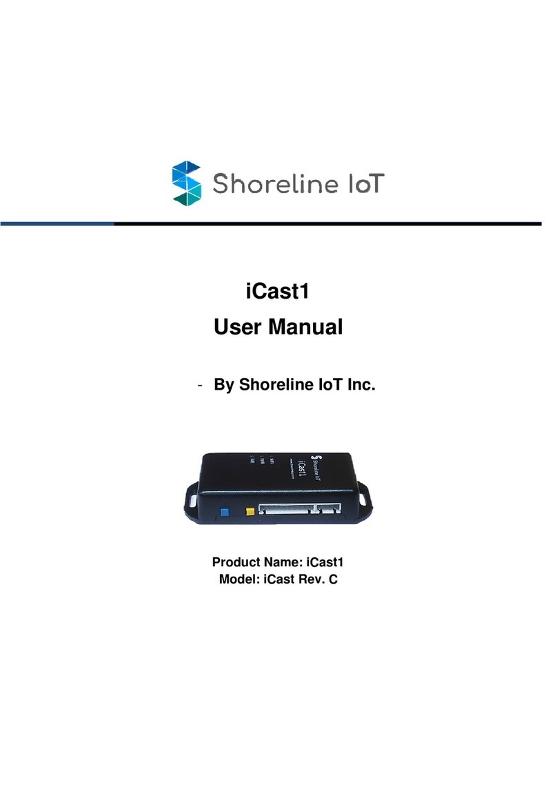 Shoreline iCast1 User manual