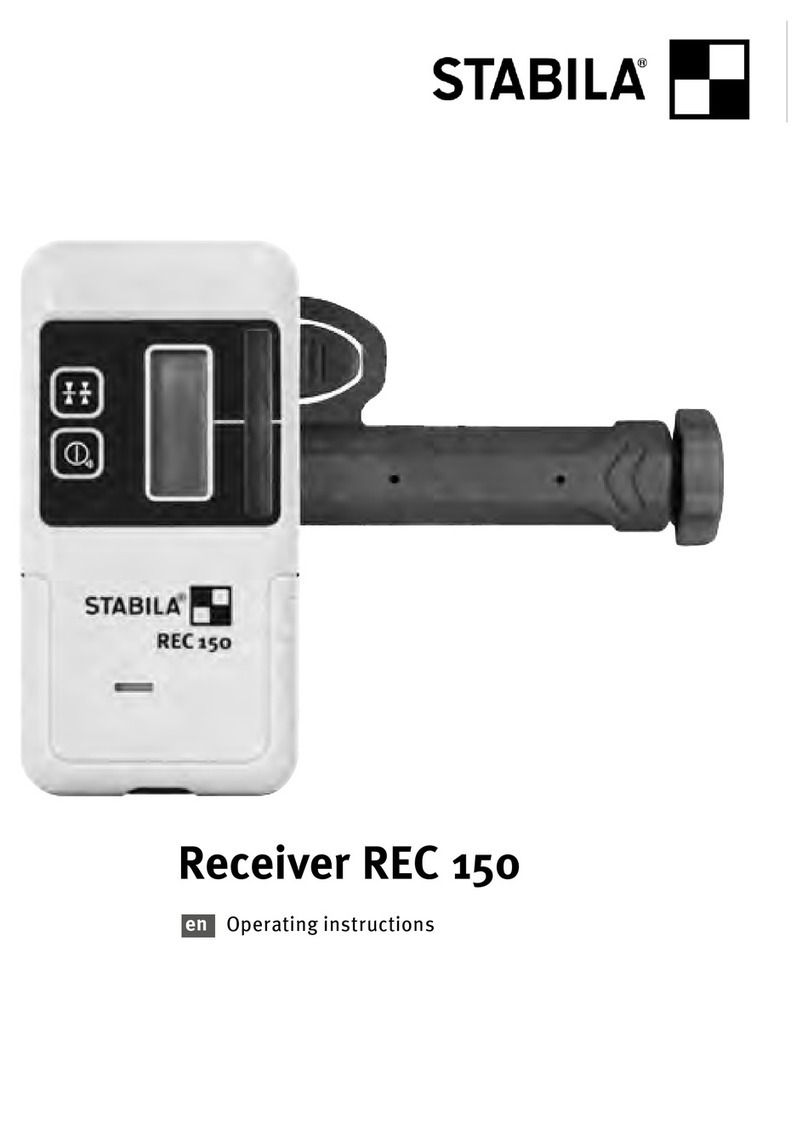 Stabila REC 150 operating instructions