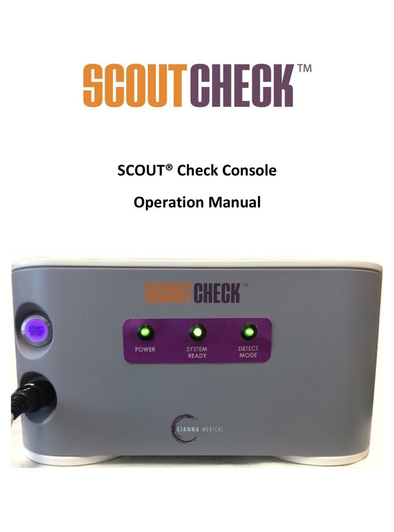 Cianna Medical SCOUT Check Operation manual