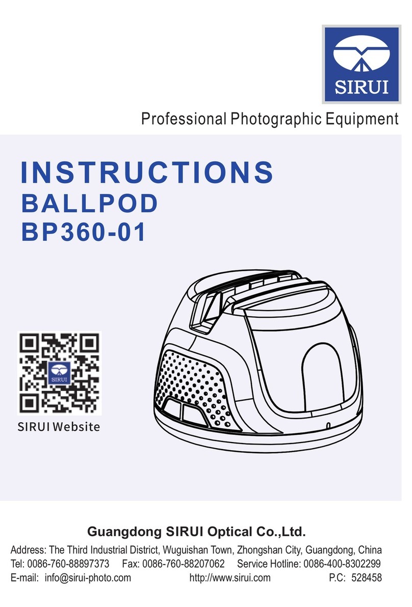 SIRUI BALLPOD BP360-01 instructions