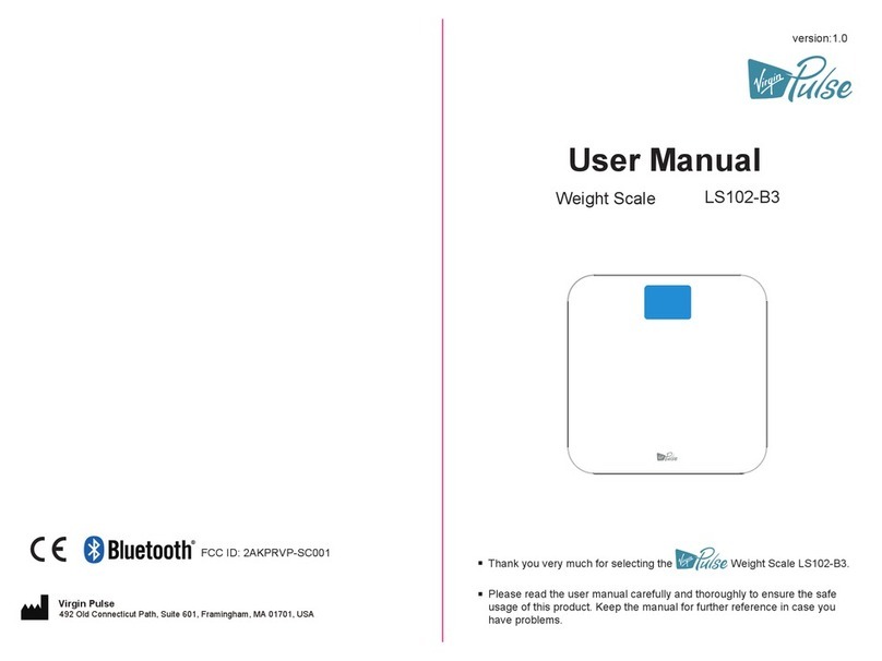 Virgin Pulse LS102-B3 user manual