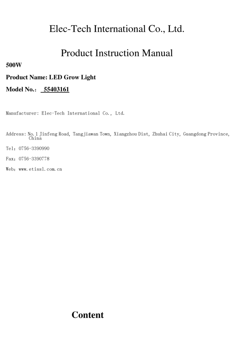 ETI 55403161 instruction manual