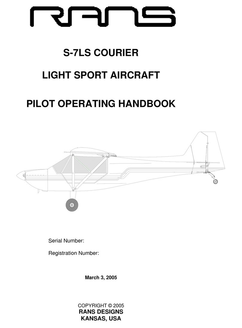 Rans S-7LS Courier Pilot operating handbook