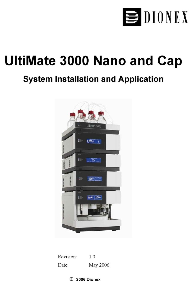 Dionex UltiMate 3000 System Installation and Application Dionex UltiMate 3000 System Installation and Application