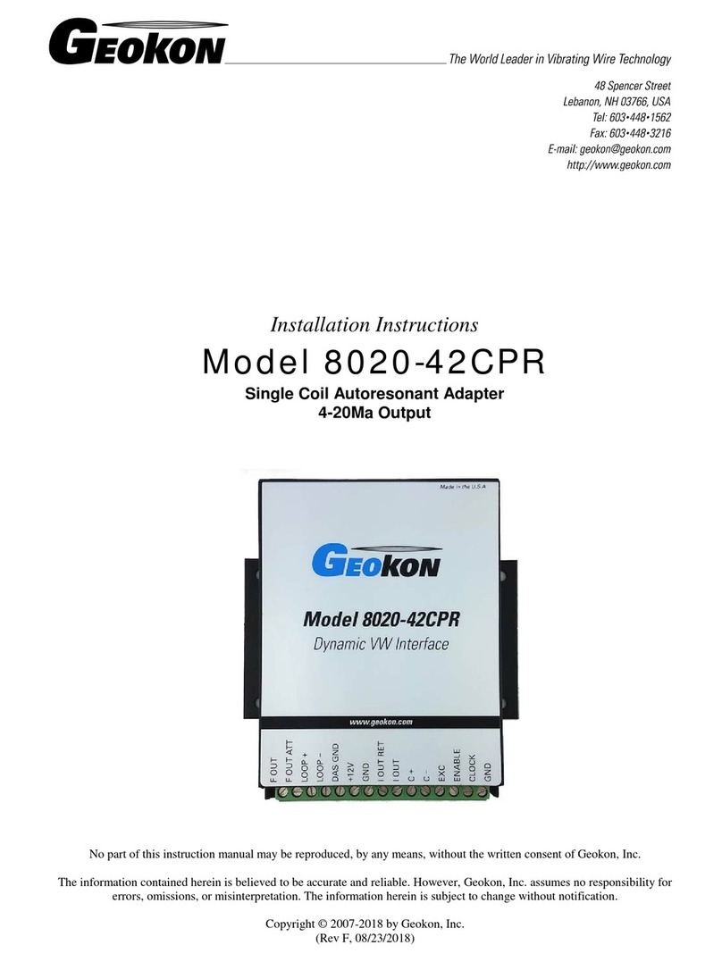 Geokon 8020-42CPR installation instructions