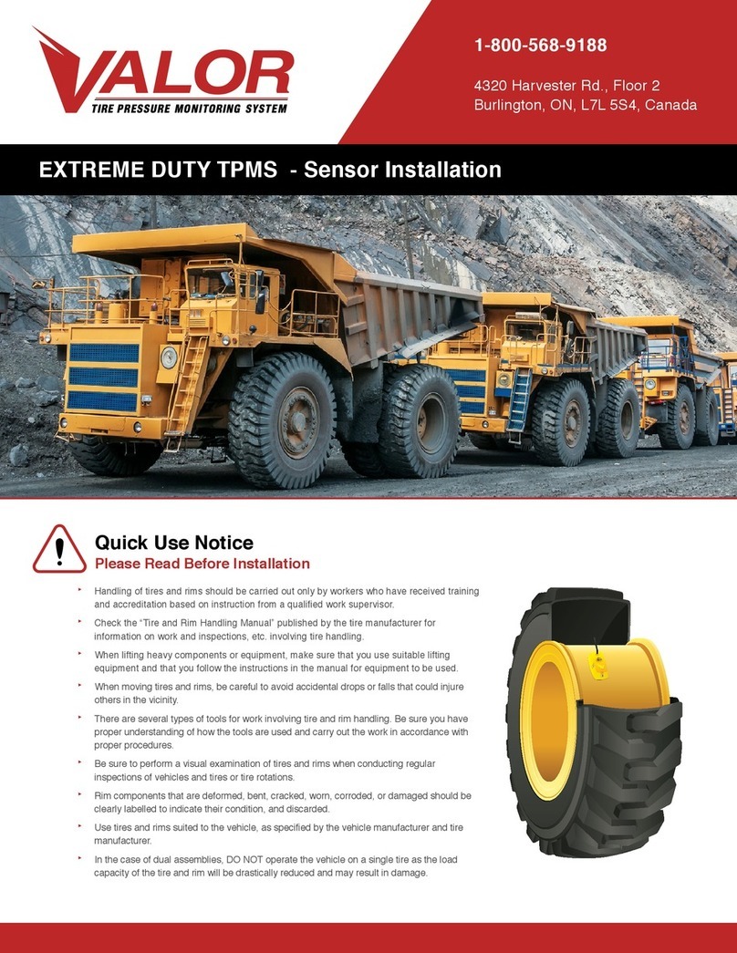 Valor EXTREME DUTY TPMS Installation