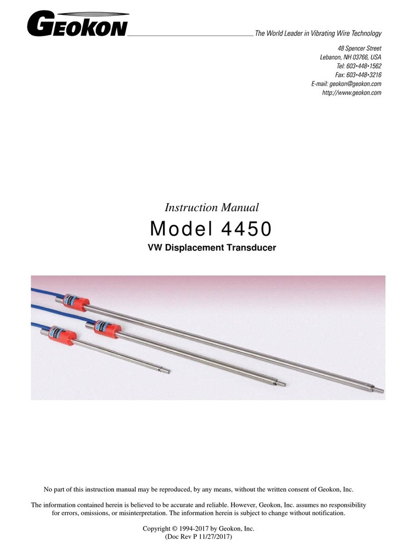 Geokon 4450 instruction manual