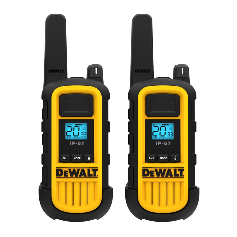 DeWalt DXFRS800 owner's manual